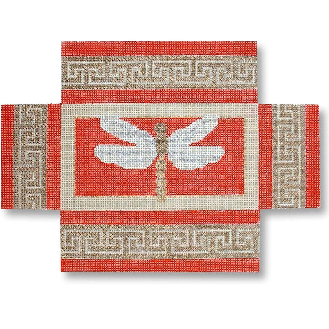 Dragonfly Brick Canvas - KC Needlepoint