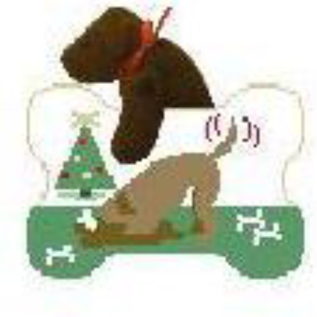 Black Lab Diggin Bone Canvas - KC Needlepoint