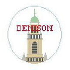 Denison Round Canvas - KC Needlepoint