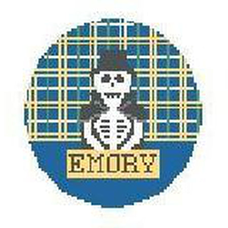 Emory Round Canvas - KC Needlepoint