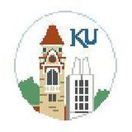 KU Round Canvas - KC Needlepoint