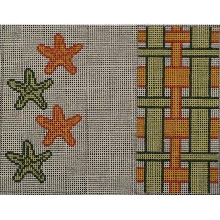 Starfish Eyeglass Case Canvas - KC Needlepoint