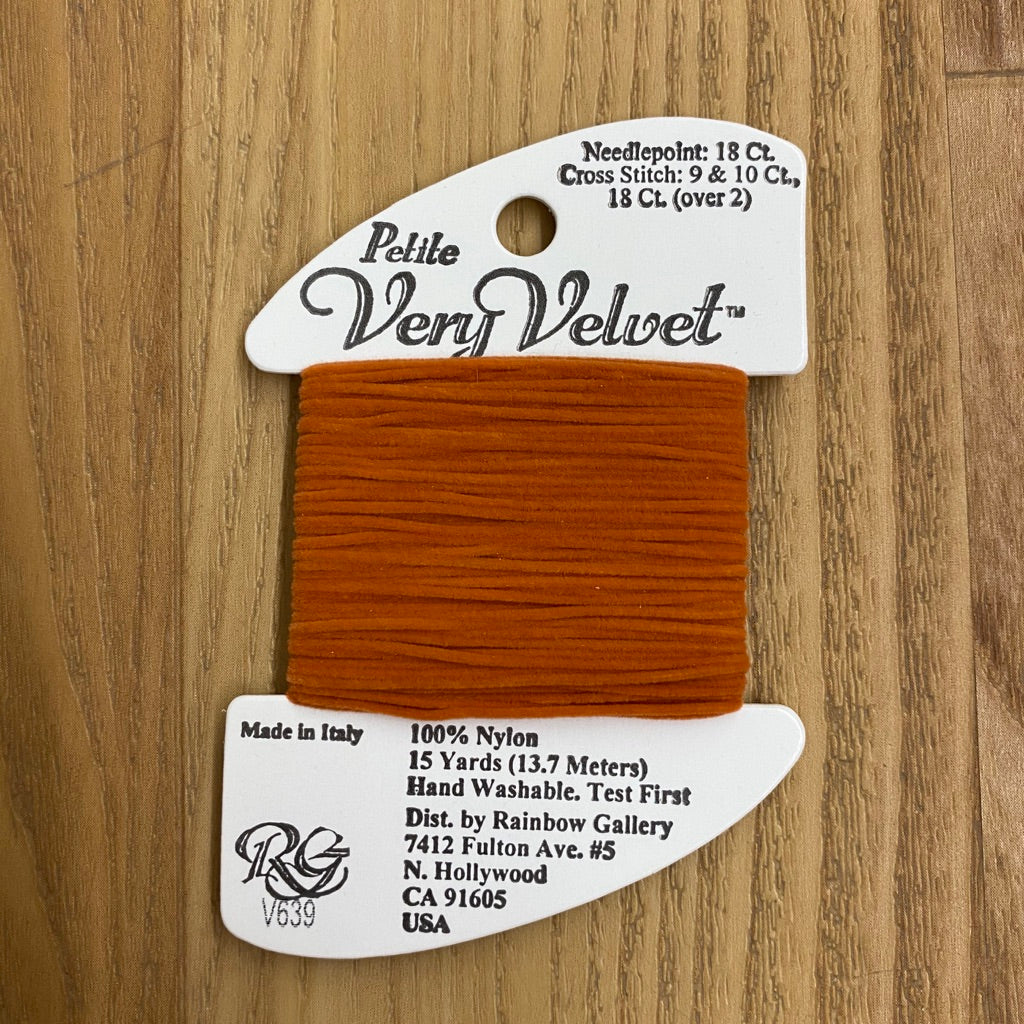 Petite Very Velvet V639 Teracotta - KC Needlepoint