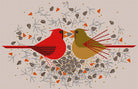 Cardinal Courtship Canvas - KC Needlepoint