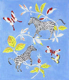 Zebras at Play Canvas - KC Needlepoint