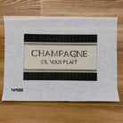 Champagne S'il Vous Plait Canvas - needlepoint