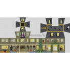 Halloween House 3D Canvas - KC Needlepoint