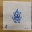 Pagoda Needlepoint Canvas - KC Needlepoint