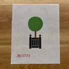 Circle Topiary Canvas - KC Needlepoint