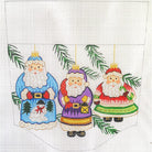 Santa Ornaments Topper Canvas - KC Needlepoint