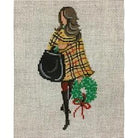 Wreath Shopping Canvas - KC Needlepoint