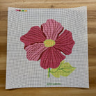 Large Pink Peony Needlepoint Canvas - needlepoint