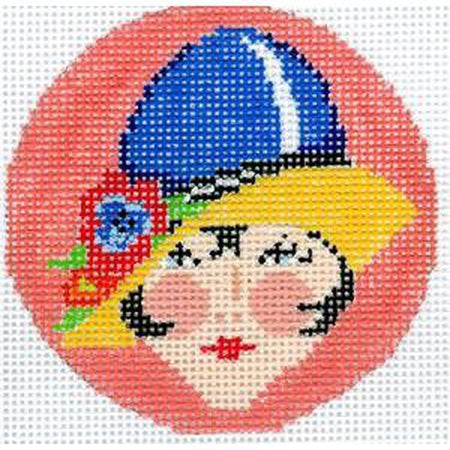 Art Deco Babe Canvas - KC Needlepoint