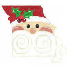 Santa Shape State of Missouri Canvas - KC Needlepoint