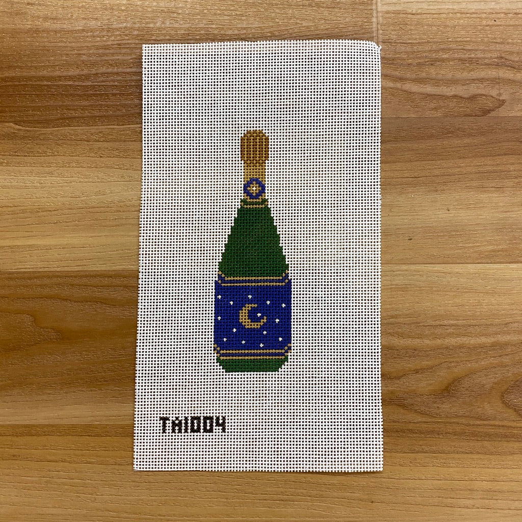 Moon Bottle Needlepoint Canvas - needlepoint